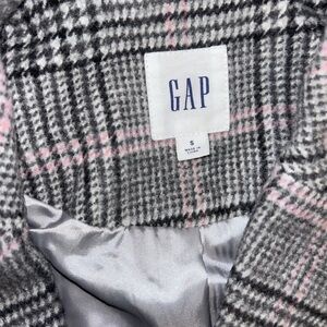 GAP Plaid Wool Coat
